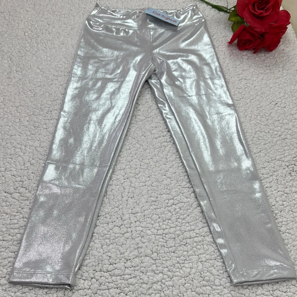 Kids Silver Leggings